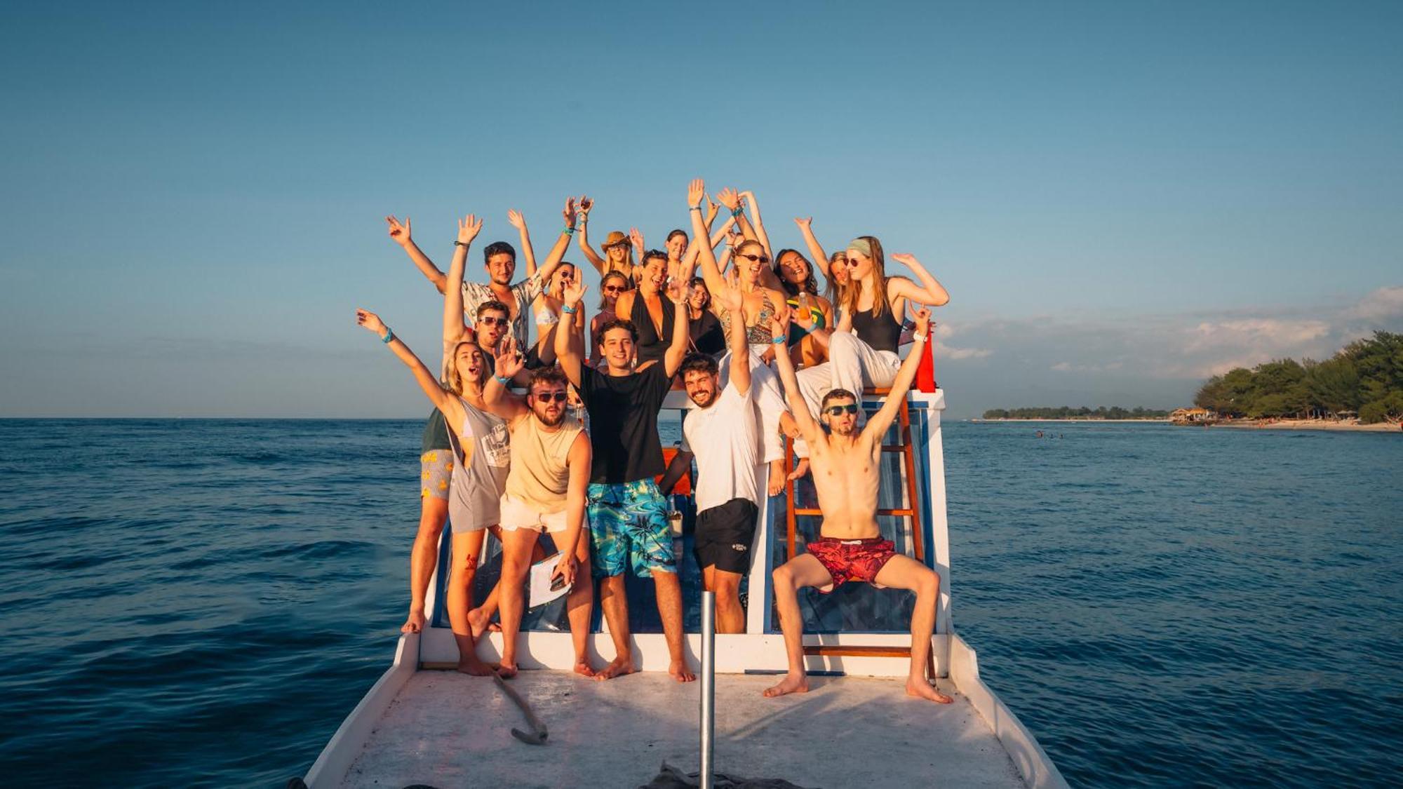 Atlas Gili Party Hostel Gili Trawangan Exteriér fotografie