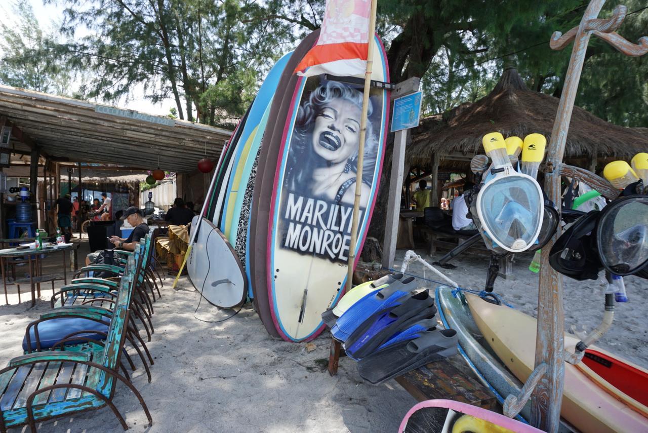 Atlas Gili Party Hostel Gili Trawangan Exteriér fotografie